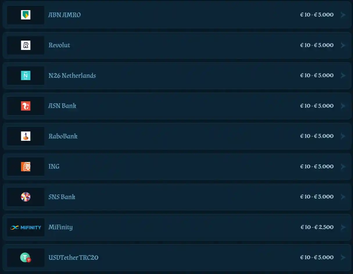 FamBet Casino Banking: Stortingen & Opnames